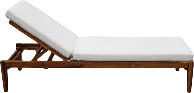 Tommy Bahama Chaise Cushion, 23" X 75" X 2.5", Bamboo Bay Bone