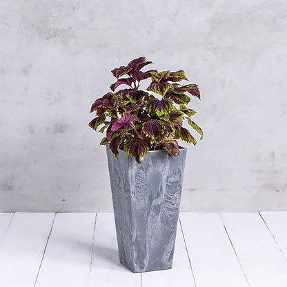 ArtStone 35270.01 Ella Tall Planter Grey 27.5-inch, Gray
