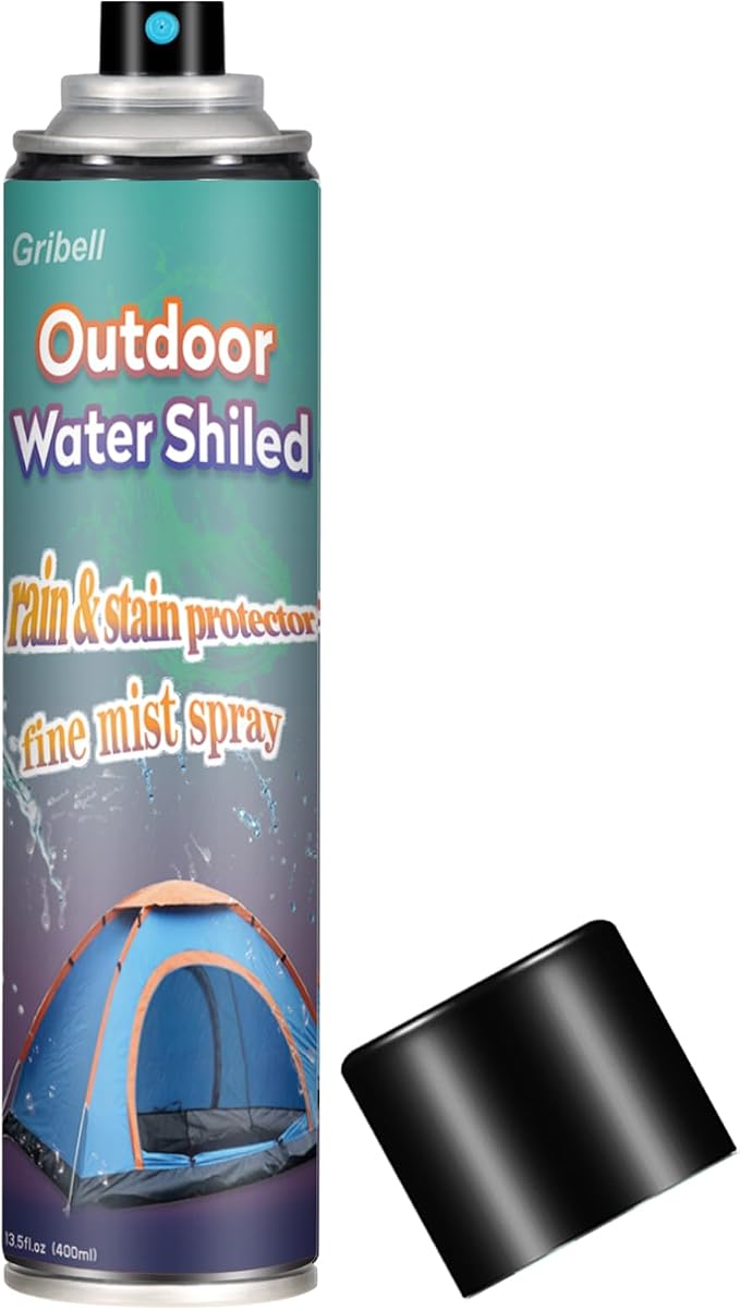 Outdoor Waterproofing Spray, 13.5 Oz Outdoor Water Shield,Water Repellent Spray for Outdoor,Tent Waterproofing Spray for Patio Furniture Against Rainy Spring Summer Fabric Shoes Spray for Protection
