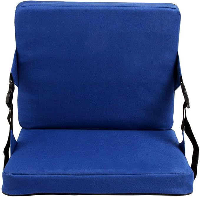 Indoor & Outdoor Folding Chair Cushion Without Back Support, Foldable Portable Stadium Seat,Chair Cushion for Sports Events, Outing, Travelling，Hiking, Fishing