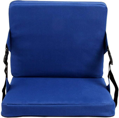 Indoor & Outdoor Folding Chair Cushion Without Back Support, Foldable Portable Stadium Seat,Chair Cushion for Sports Events, Outing, Travelling，Hiking, Fishing