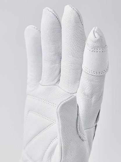 Hestra Job Garden Rose Glove, Long Protective Leather Gauntlet Gardening Gloves for Men & Women - Offwhite - 9