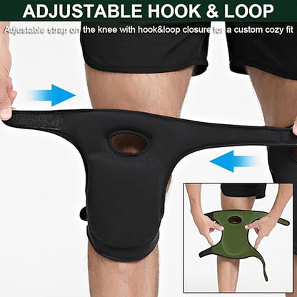 Gardening Knee Pads for Women, Soft Neoprene Knee Pads for Men Construction, Work Knee Pad for Women Men, Rodilleras Para Roofing Rodilleras Para Trabajo (Purple)