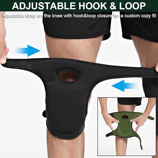 Gardening Knee Pads for Women, Soft Neoprene Knee Pads for Men Construction, Work Knee Pad for Women Men, Rodilleras Para Roofing Rodilleras Para Trabajo (Black)