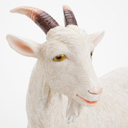 Bits and Pieces - Realistic Goat Statue - Lifelike Durable Resin Sculpture - Outdoor Garden Sculpture