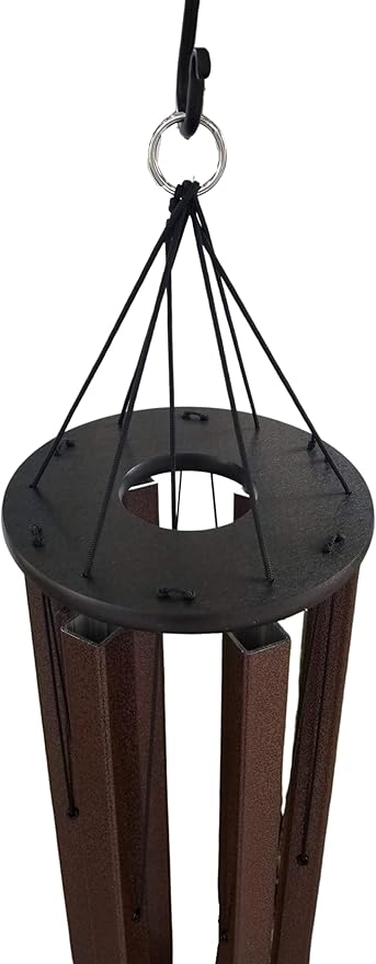 Lambright Chimes Church Bell Large 65" Tall Bronze Wind Chime, Windchimes for Memorial, Sympathy, Loss, Anniversary for Wife, Friend, Mother, Grandmother, Pet - Made in America