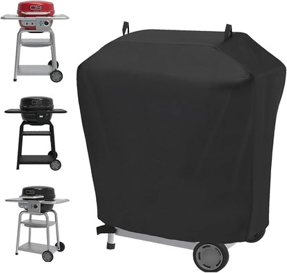 Cover for CharBroil Bistro Pro Electric Grill & Griddle, for CB1250073P4 Grill, 600D Heavy Duty Waterpoorf Outdoor Fade Resistant Charbroil Bistro Pro Cover, Outdoor Accessory