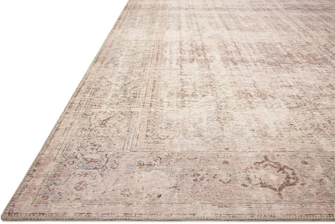 Loloi Amber Lewis Georgie Collection GER-02 Ocean/Sand 2'-0" x 5'-0", .19" Pile Height, Accent Rug