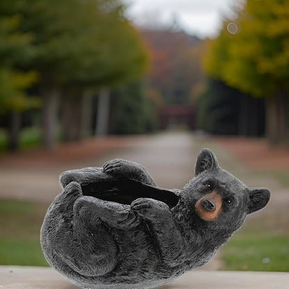 Distinctive Designs Black Bear Planter Pot