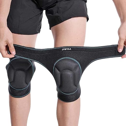 Men/Women Adult Crawling Knee Pads For Cleaning, Work, Kneeling on Floors,With Soft EVA Foam Kneepads Perfect for Working For Gardening and Housework,Painter,Housekeeping,Weeding/Planting,Photographe.Black M (1 Pair)