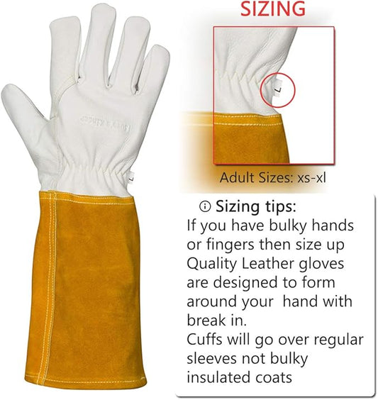 Garden Gloves Thorn Proof Rose Pruning XS Small Medium Large XL XXL 3XL