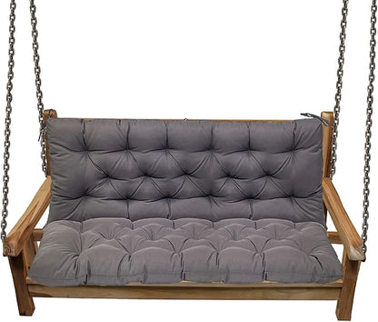 Replacement Cushions for Swing, Swing Cushions 3 Seater Replacement, Waterproof Thicken Washable Pad Cushion for Outdoor Indoor Furniture Swing Patio (Dark Gray, 40x71 inch)