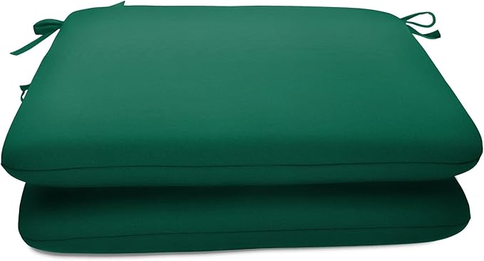 Sunbrella Patio Cushions - (2 Pack) - 20" W x 20" L x 2.5" T, Outdoor Chair Cushion with Comfort, Style & Durability Designed for Outdoor Living - Made in The USA