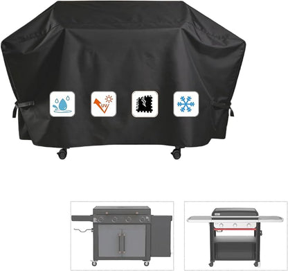 Grill Cover for Blackstone Culinary 36 in Cabinet Griddle,Weber Slate 30" 3-Burner Outdoor Griddle - Heavy Duty Waterproof Fade Resistant Grill Cover for Weber Slate 30 Accessories