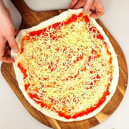 Gozney Acacia Wood Pizza Placement Peel and Server for 14" Pizzas, Compatible with Arc & Dome Pizza Ovens, Naturally Non-Stick