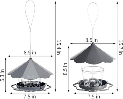 Hanizi Hanging Hummingbird Feeder with 2 Feeding Ports