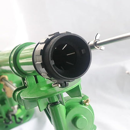 2" Farm Irrigation Sprinkler, Impulse Impact Sprinkler with Replacement Nozzle & 1.2M Rack 360° Large-Area Watering Spray