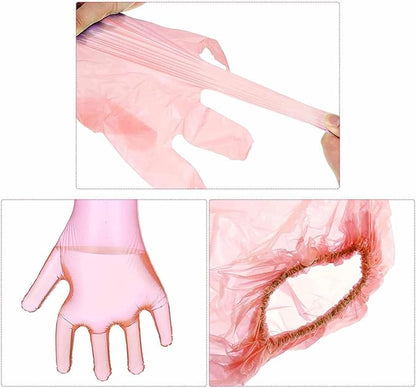 50pcs Disposable Long Plastic Gloves Veterinary Insemination Rectal Gloves Field Dressing Cleaning Household 35 inch Length Full Arm Long Sleeve for Non-Contact Work
