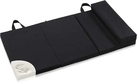 BALAPET Thick Supportive Foam Mechanical Mat to Lay On with Pillow, Waterproof Portable Mechanic Pad for Working Under Car with Carrying Handles,Suitable for Garage, Picnicking, Gardening