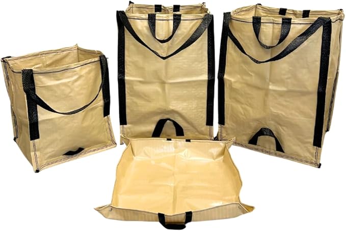 DURASACK 4-Piece Heavy Duty All-Purpose Tote Bags and Potting Mat