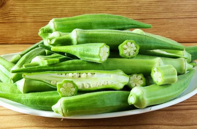 Seeds Louisiana Green Okra (Bamia, Lady Finger) Heirloom Vegetable Non GMO