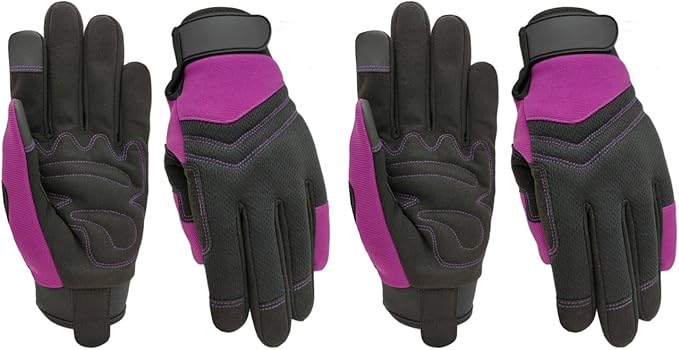 Thorn Proof&Puncture Resistant Gardening Gloves with Grip,Garden Glove for Women, Leather Yard Work Gifts