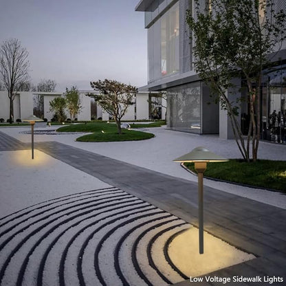 Low Voltage Path Lighting Cast Aluminum Construction for Outdoor Walkway Area Garden Yard Pathway Landscape Lighting,Free 3 Watt G4 LED Bulb Warm White Textured Bronze Finish Pack of 2