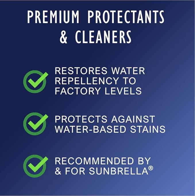 303 Fabric Guard Water Repellent for Outdoor Fabrics, 1 Gallon 4-Pack | Restores water and stain resistance on outdoor fabric, canvas, cushions, and upholstery.