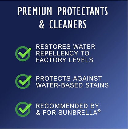 303 Fabric Guard Water Repellent for Outdoor Fabrics, 1 Gallon 4-Pack | Restores water and stain resistance on outdoor fabric, canvas, cushions, and upholstery.