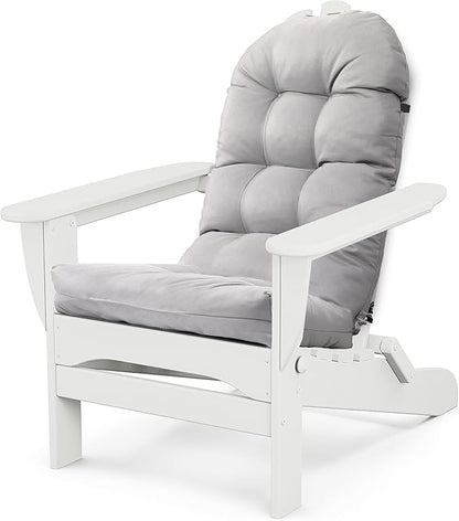 Adirondack Chair Cushion, Thick Indoor/Outdoor Rocking Chair Cushion with High Elasticity PP Cotton, Fade-Resistant, 44'x19'x4