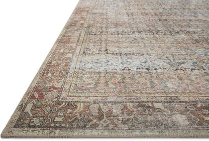 Loloi Amber Lewis Georgie Collection GER-09 Multi/Spice 3'-0" x 12'-0", .19" Pile Height, Runner Rug