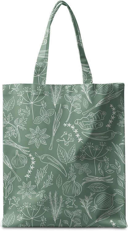 Animal Plant Tote Bag SeaTurtle Butterfly Cat Elephant Gifts Lemon Vegetable Themed Gifts Beach Bag for Camping