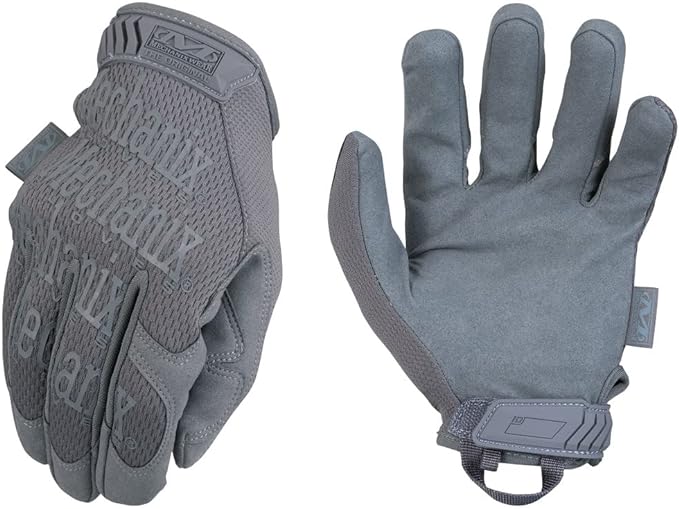 Mechanix Wear Original Tactical Glove - High Performance Anti-Slip Grip Safety Gloves - Impact Resistant & Touchscreen Capable - Large - Wolf Grey