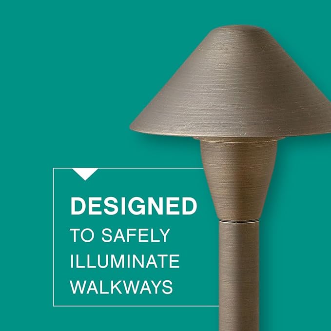 Hinkley Hardy Island Springfield 16022MZ-LL Small LED Low Voltage Landscape Pathway Light - 12v, Dimmable, Aluminum - Matte Bronze