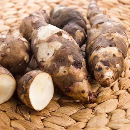 10Pcs Jerualem Artichoke Tubers for Planting Vegetable Garden, Sunroots Sunchokes Tubers for Planting, Fresh Jerusalem Artichoke Roots
