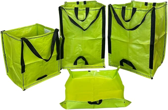 DURASACK 4-Piece Heavy Duty All-Purpose Tote Bags and Potting Mat