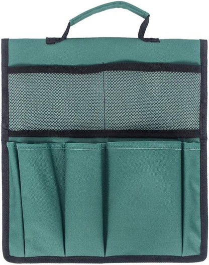 Garden Pouch Foldable Portable Garden Kneeler, Bench Kneeling Bag, Seat Storage Tote Hanging Organizer, Gardening Tools Storage Stool Multiple Storage Pouch (Green), 10180705