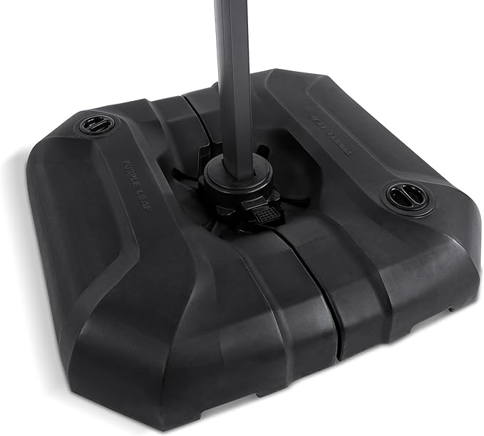 PURPLE LEAF Patio Umbrella Base SBL4090 Water &Sand Filled Weighted Base Outdoor Umbrella Base for Offset Cantilever Umbrella 200 Lbs