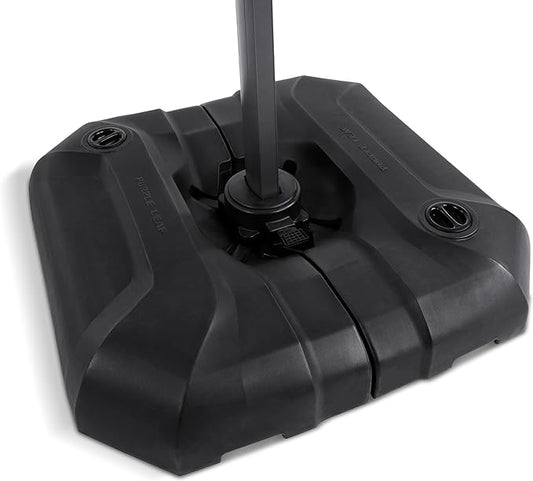 PURPLE LEAF Patio Umbrella Base SBL4090 Water &Sand Filled Weighted Base Outdoor Umbrella Base for Offset Cantilever Umbrella 200 Lbs