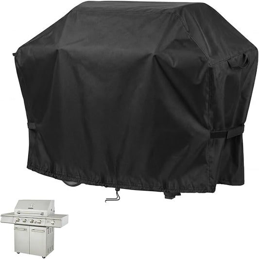 BBQ Grill Cover for Kitchenaid 4-Burner Gas Grill Models 720-0745, Waterproof 600D Outdoor Propane Barbecue Covers Smoker Covers- 56" L x 23" W x 48" H