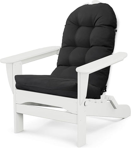 Adirondack Chair Cushion, Thick Indoor/Outdoor Rocking Chair Cushion with High Elasticity PP Cotton, Fade-Resistant, 44'x19'x4