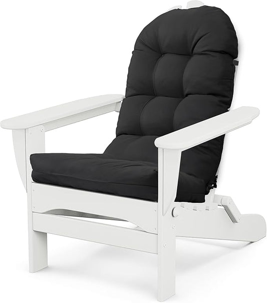 Adirondack Chair Cushion, Thick Indoor/Outdoor Rocking Chair Cushion with High Elasticity PP Cotton, Fade-Resistant, 44'x19'x4