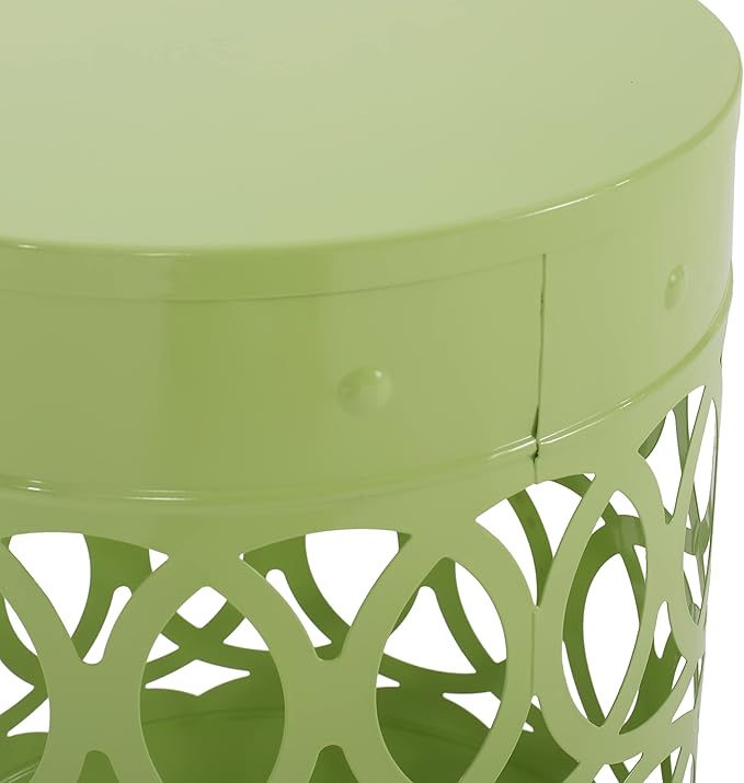 Christopher Knight Home Mellie Outdoor Side Tables - Green (Set of 2)