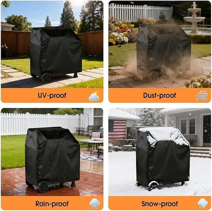 Grill Cover for Expert Grill Heavy Duty 24-Inch Charcoal Grill, Waterproof Outdoor BBQ Griddle Cover, Fade-Resistant UV Resistant All Weather Protection