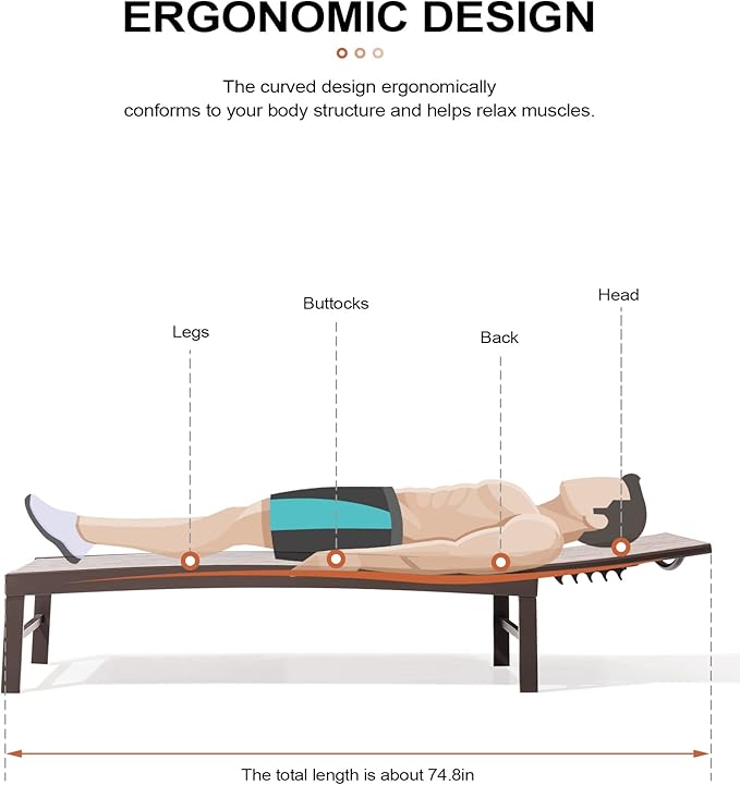 Crestlive Products Aluminum Chaise Lounge Chair Outdoor Set of 2, Adjustable 5 Positions Outdoor Lounge Furniture, Pool Tanning Recliner Perfect for Patio, Lawn, Yard, Pool