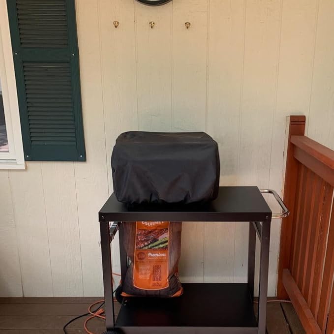 ZJYWSCH Cover for Pit Boss Portable 150 Table Top Grill 10697 75275 PB150PPS PB150PPG PB150NX PB150CS, CGG-306 Tabletop Grill Cover 24 Inch Heavy Duty Waterproof