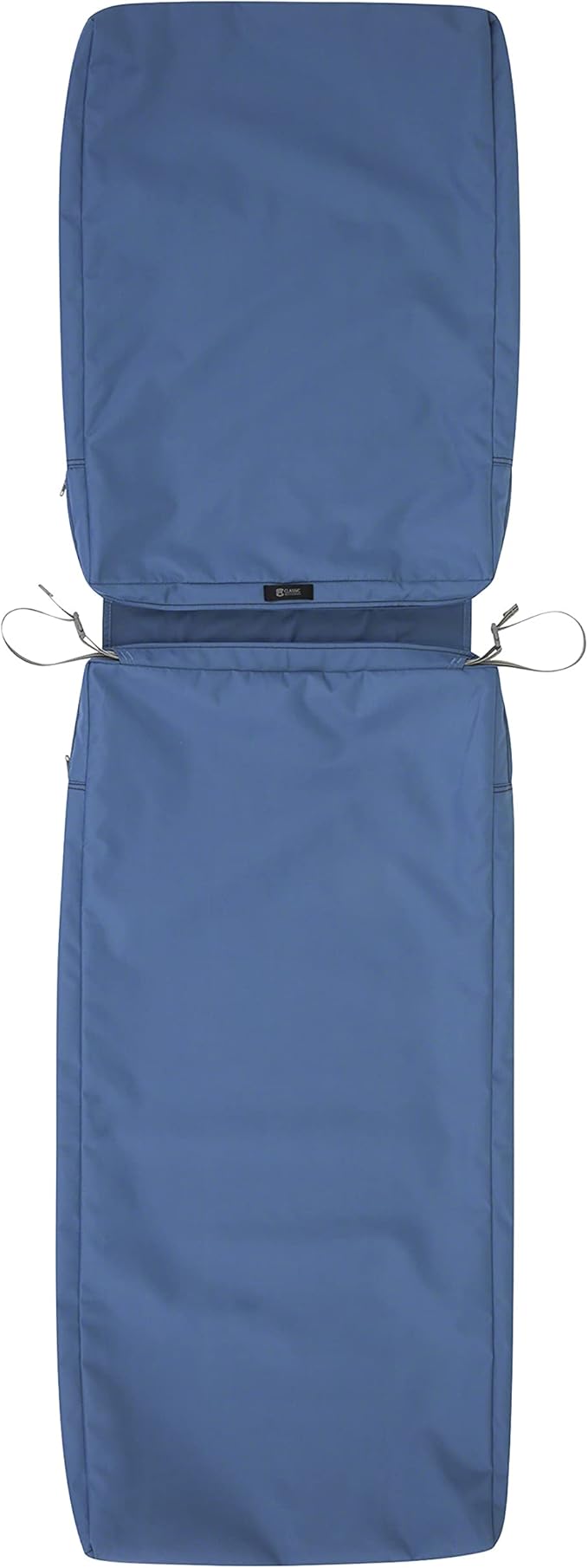 Classic Accessories Ravenna Water-Resistant 72 x 21 x 3 Inch Patio Chaise Lounge Cushion, Empire Blue, Outdoor Seat Cushion