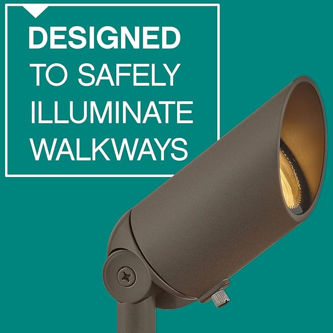 Hinkley 12V MR16 Accent Spot Light - Clear Glass Lens, Traditional Style, Set of 12 - Textured Brown Finish