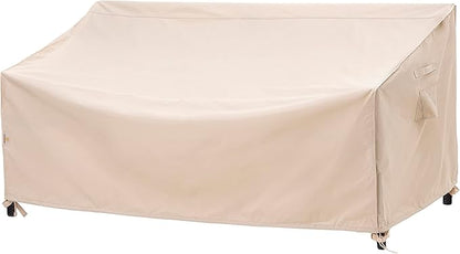 F&J Outdoors Waterproof Anti-UV Heavy Duty 3 Seater Cushion Couch Patio Sofa Covers, 82" W x 39" D x 36" H