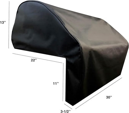 Windproof Covers 30” Heavy Duty Premium Quality Vinyl Grill Cover to fit Coyote Built-in Grill